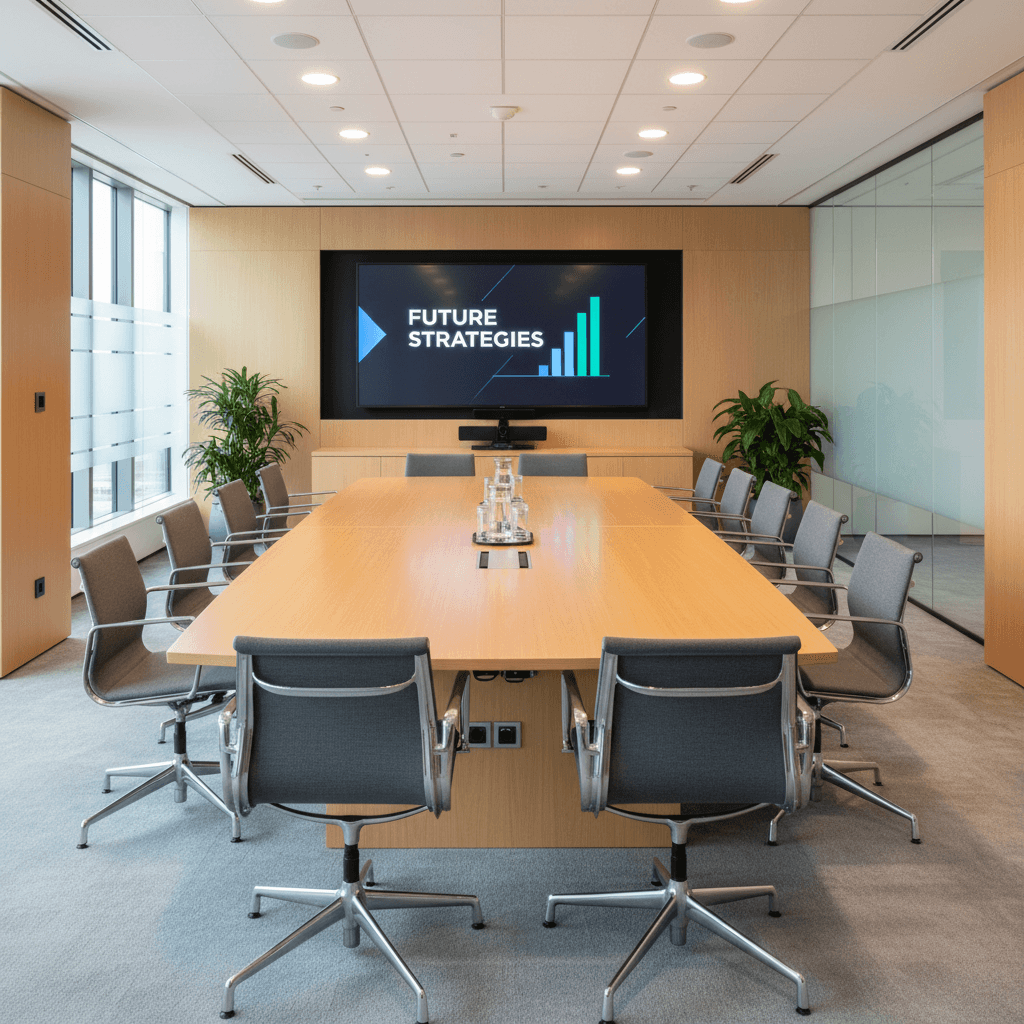 Conference room after renovation